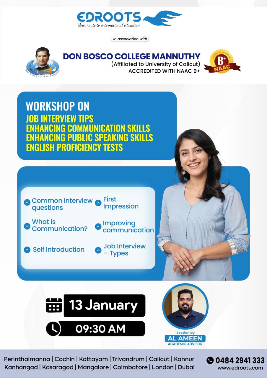 Workshop on Job Interview Tips and Communication Skills